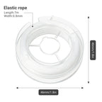 Replacement Elastic Cord for Beaded Bracelets – Strong, Flexible Cord for Easy Restringing