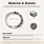 Men’s 10MM Natural Stone Bracelet – Handcrafted Energy Beads for Strength & Balance Featuring Tiger Eye, Howlite, Hematite, Agate, and More