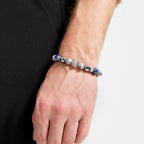 Lion Head Men’s Beaded Bracelet – Natural Gemstone Bracelet Symbolizing Courage, Strength & Inner Power