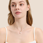 Freshwater Pearl Necklace for Women – 925 Sterling Silver Single Pearl Pendant, Dainty Everyday Jewelry, Gift for Birthday, Anniversary & Mother’s Day
