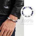 Men’s 10MM Natural Stone Bracelet – Handcrafted Energy Beads for Strength & Balance Featuring Tiger Eye, Howlite, Hematite, Agate, and More