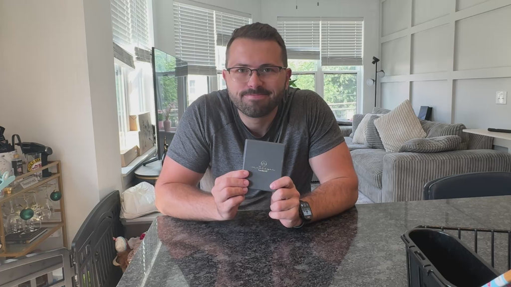 Men’s Beaded Bracelet – Handcrafted 10MM Natural Stone Bracelet (Lapis Lazuli/Silver Sheen Obsidian), Symbolizing Faith & Strength